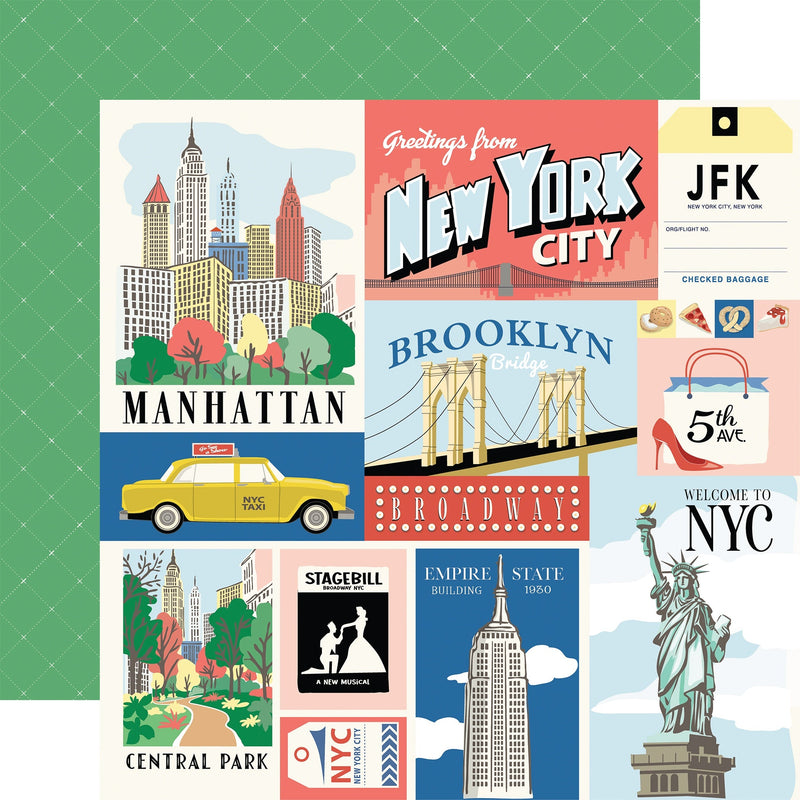 Carta Bella - New York City 12x12 Multi Journaling Cards