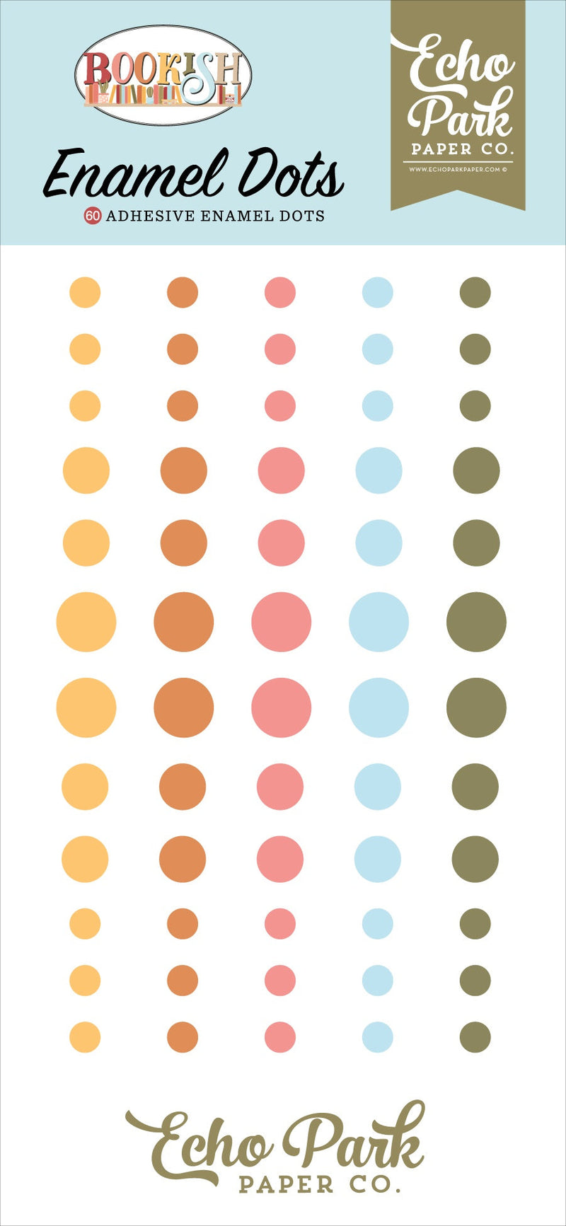 Echo Park - Bookish Enamel Dots