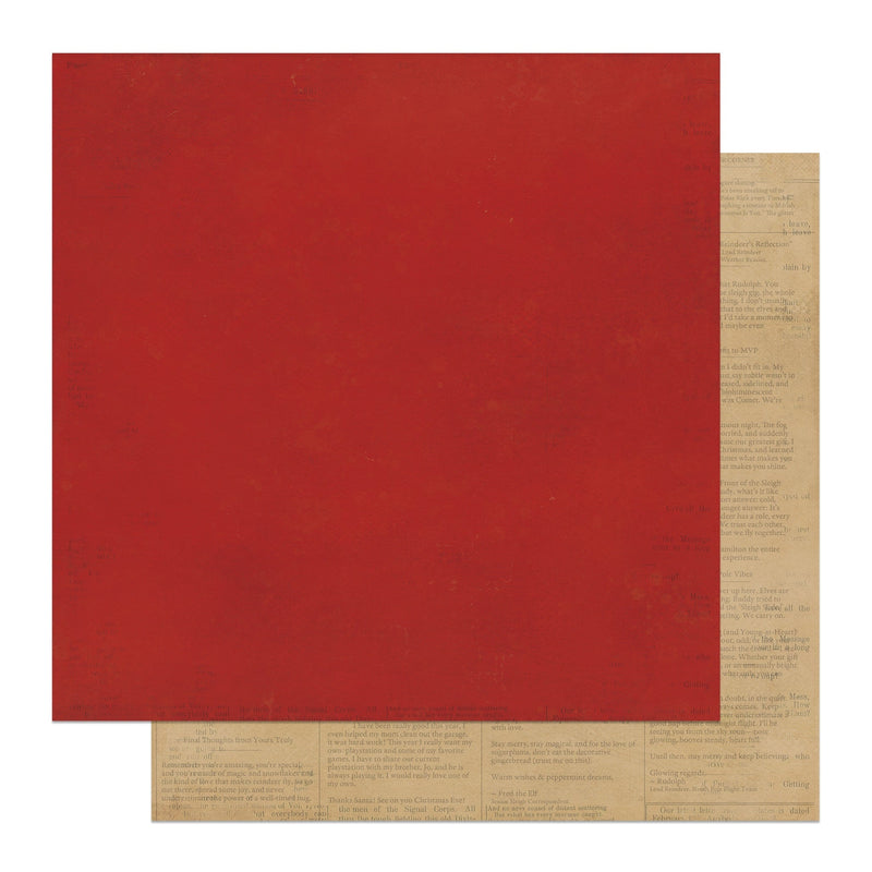 PhotoPlay - Christmas Junque 12x12 Red/Gold Script