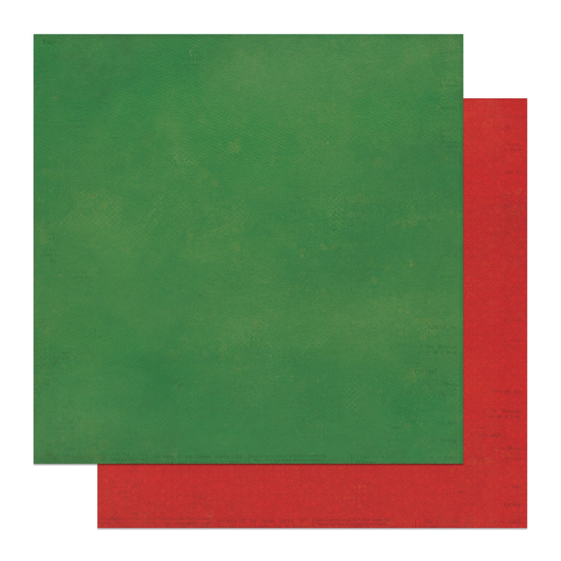PhotoPlay - Christmas Junque 12x12 Solids Green/Red Mandala