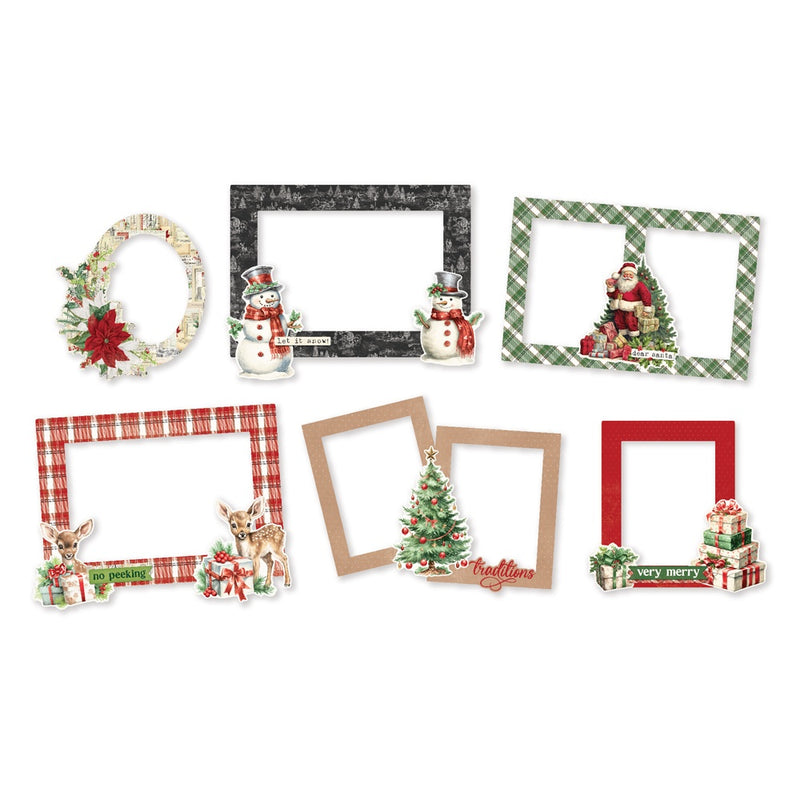 Simple Vintage Believe Chipboard Frames
