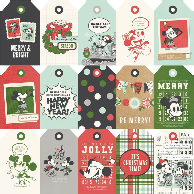 COMING SOON - Say Cheese Classic Mouse Christmas Tag Elements