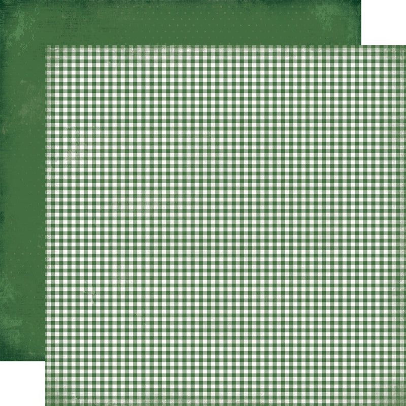 COMING SOON - Simple Vintage Believe Evergreen Gingham
