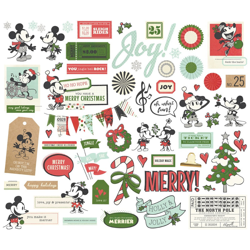 Say Cheese Classic Mouse Christmas Bits & Pieces Elements