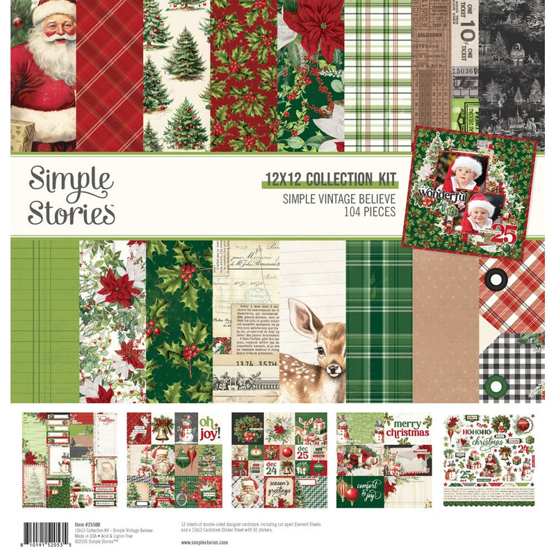 Simple Vintage Believe 12x12 Collection Kit