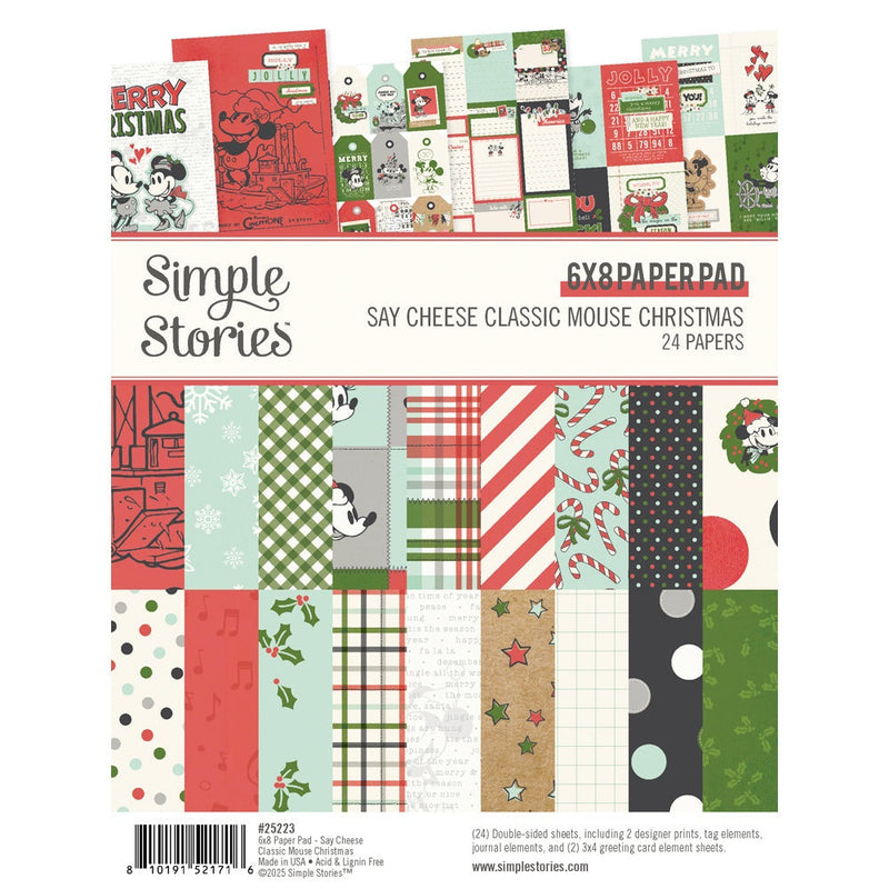 COMING SOON - Say Cheese Classic Mouse Christmas 6x8 Paper Pad