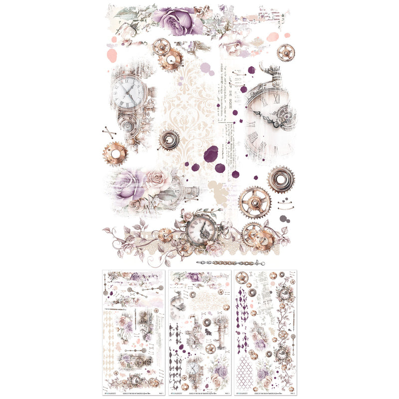 49 & Market - Echoes Of Time Rub-On Transfer Set