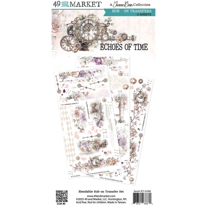 49 & Market - Echoes Of Time Rub-On Transfer Set