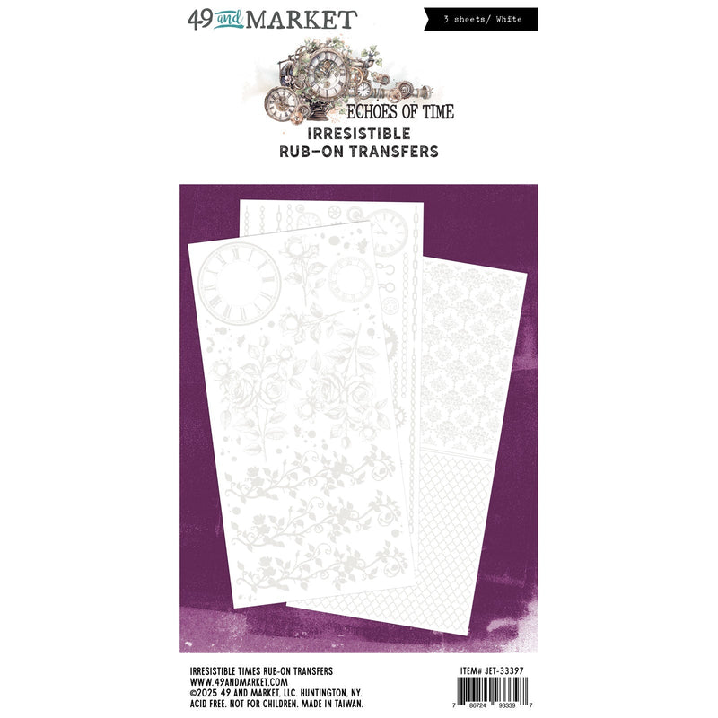 49 & Market - Irresistible Rub-On Transfer Set Echoes Of Time