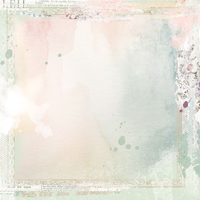 49 & Market - Echoes Of Time 12x12 Cardstock Hanging Time