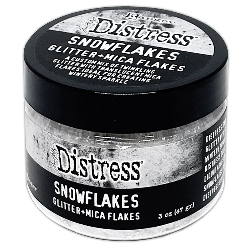 Tim Holtz Distress Glitter & Mica Flakes - Snowflakes