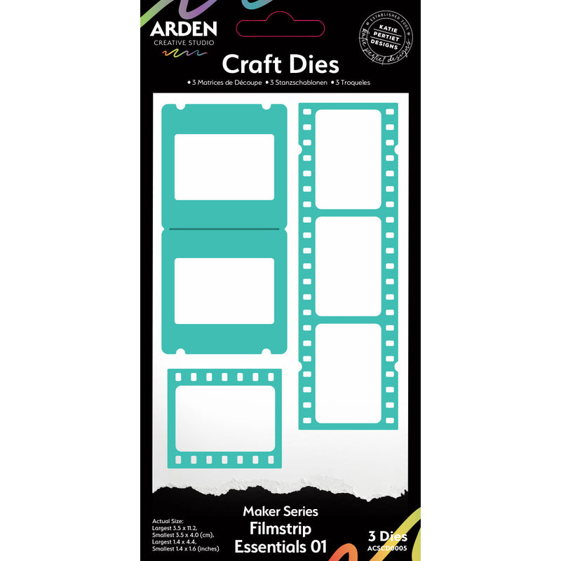 Arden Creative - Maker Series Filmstrip Essentials - Craft Die Set
