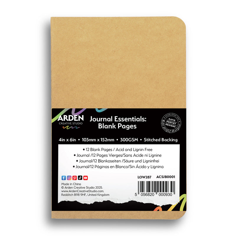 Arden Creative - Vintage Makers Journal Essentials - Blank Pages