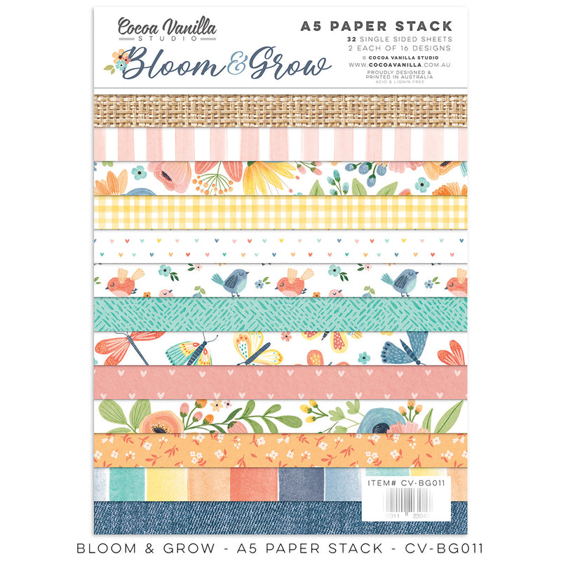 Bloom & Grow A5 Paper Stack