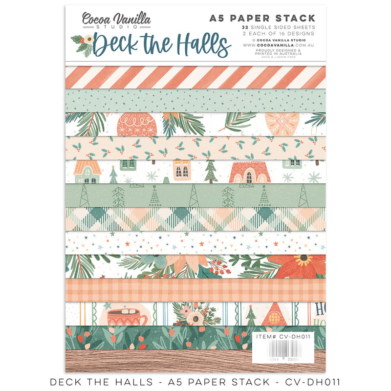 Deck The Halls A5 Paper Stack