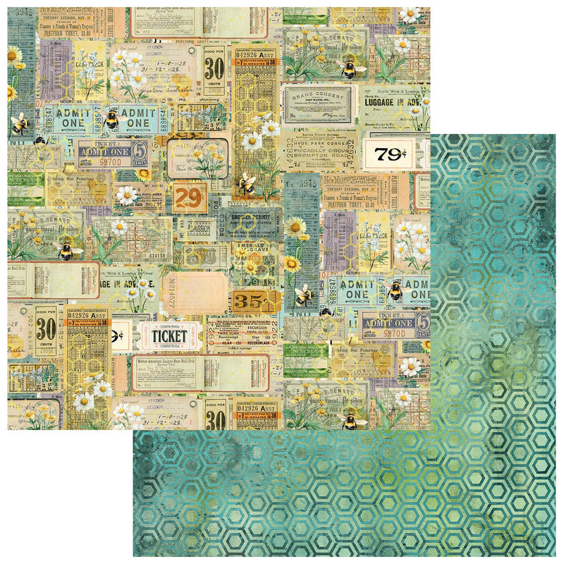49 & Market - Botanical Buzz 12x12 Vibrant