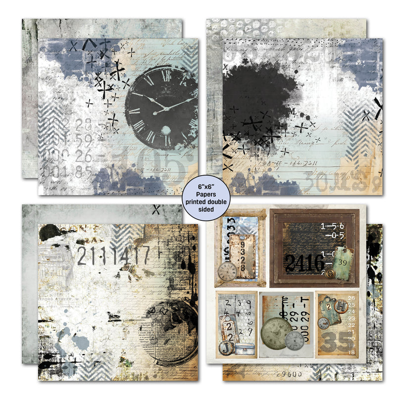 3Quarter Designs - Eclectic Clockwork 6x6 Pack