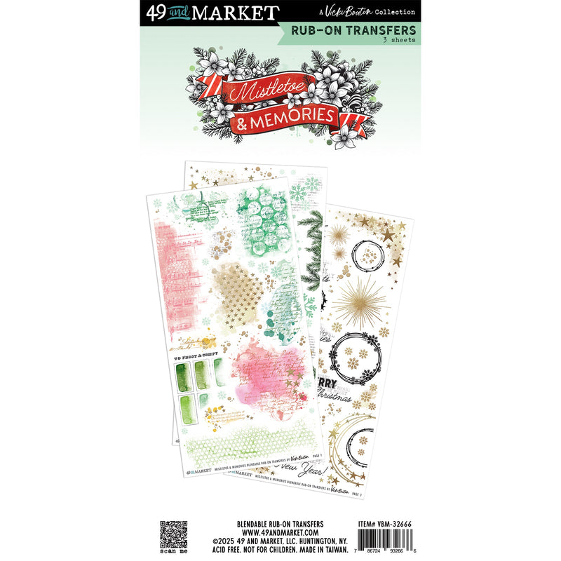 49 & Market - Mistletoe and Memories Blendable Rub Ons