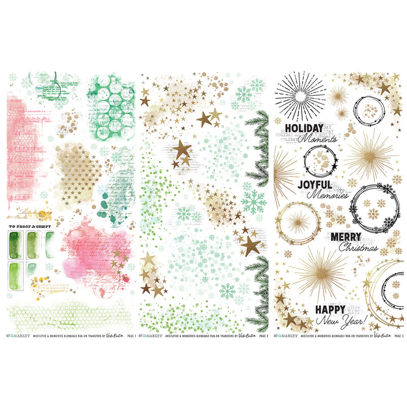 49 & Market - Mistletoe and Memories Blendable Rub Ons