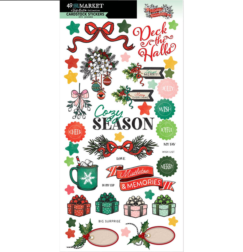 49 & Market - Mistletoe and Memories Cardstock Stickers