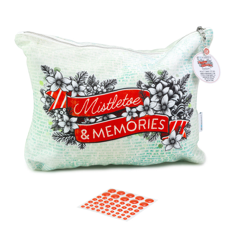 49 & Market - Mistletoe and Memories Zipper Tote