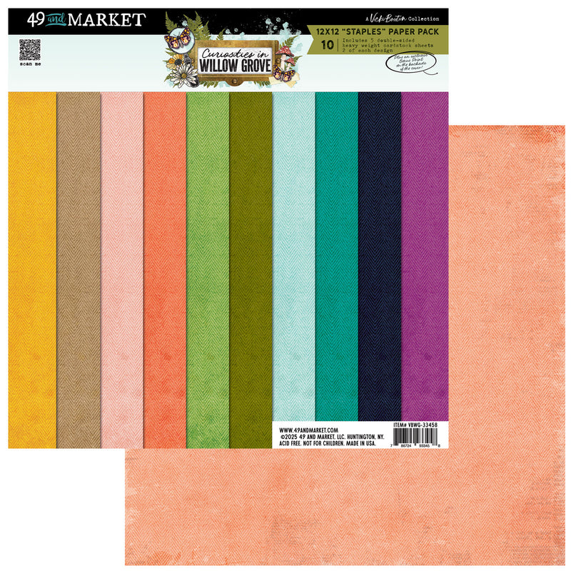 PREORDER - 49 & Market - Curiosities in Willow Grove 12x12 Staples Pack