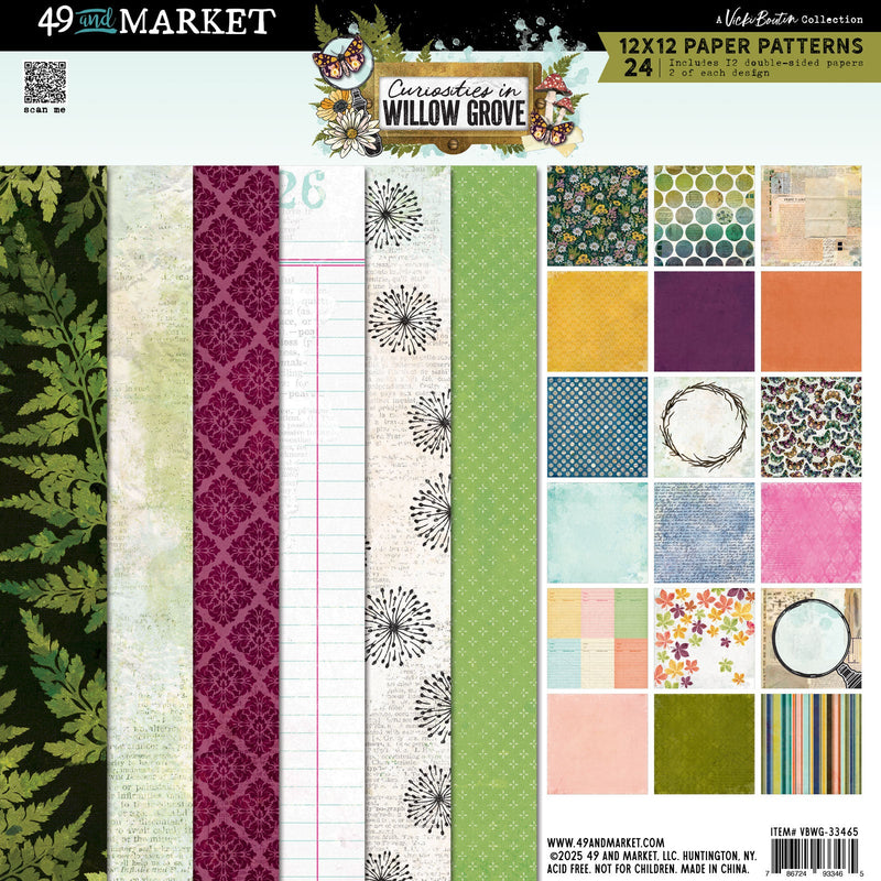 PREORDER - 49 & Market - Curiosities in Willow Grove 12x12 Paper Pad