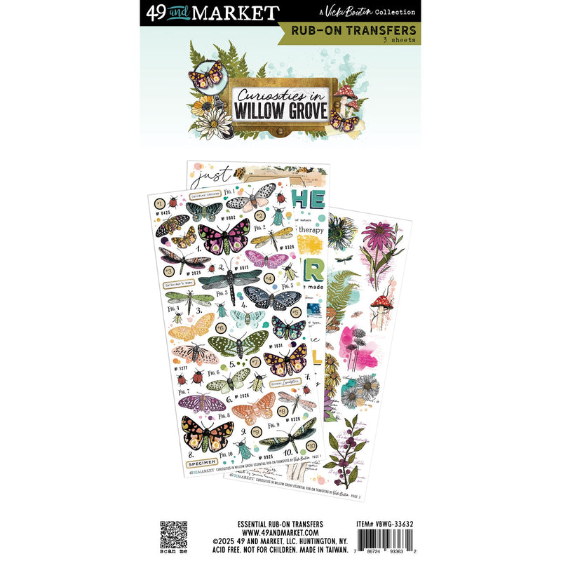 COMING SOON - 49 & Market - Curiosities in Willow Grove Essentials Rub Ons