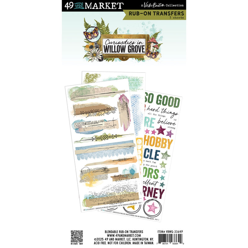 BACK SOON - 49 & Market - Curiosities in Willow Grove Blendable Rub Ons