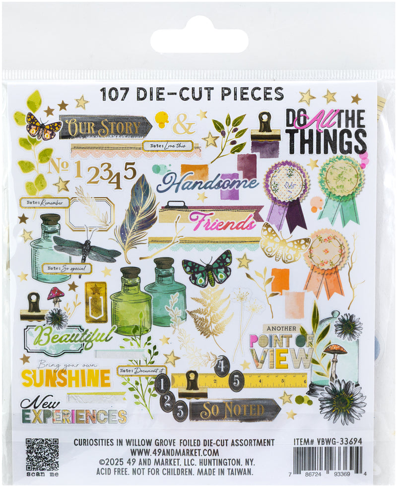 COMING SOON - 49 & Market - Curiosities in Willow Grove Foiled Die Cuts