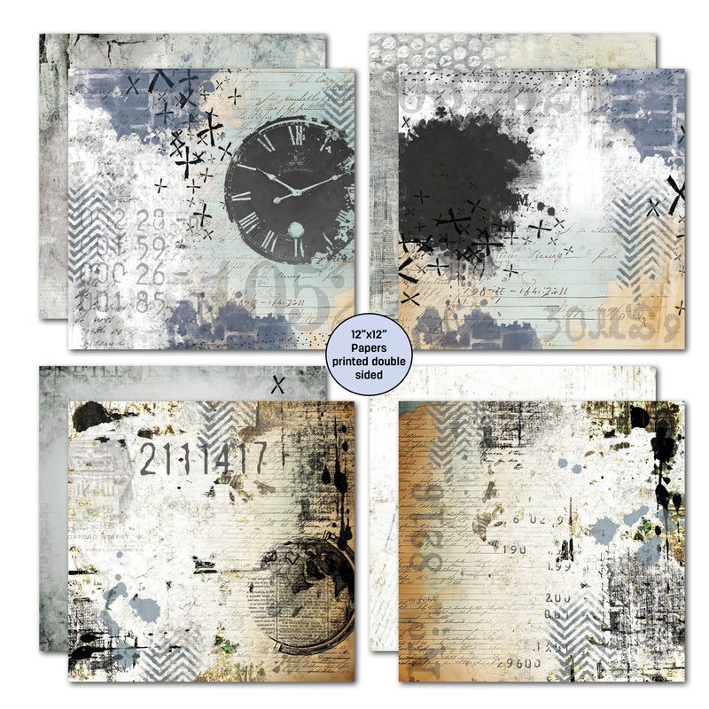 3Quarter Designs - Eclectic Clockwork 12x12 Collection