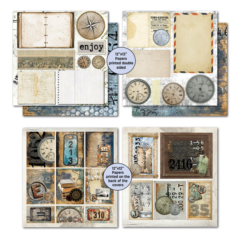3Quarter Designs - Eclectic Clockwork 12x12 Collection