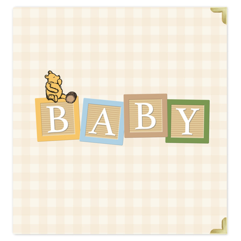 Echo Park - Winnie The Pooh Baby - 6x8 Album Baby Blocks Yellow