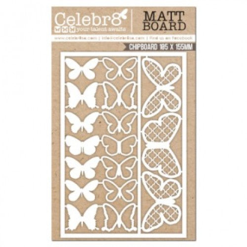 Celebr8 Chipboard - Butterfly Set