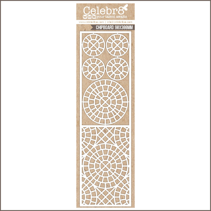 Celebr8 Chipboard - Tile Mesh Pattern