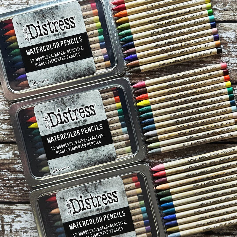 Tim Holtz Distress Watercolor Pencils Bundle - Sets 4, 5 & 6