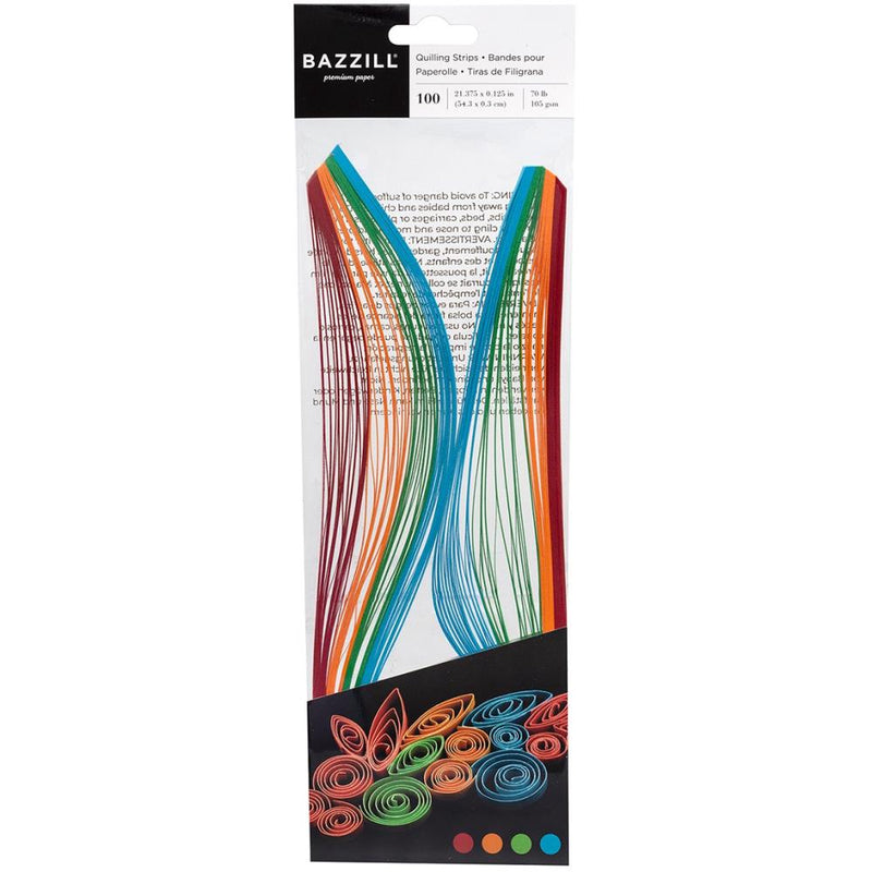 Bazzill Quilling Strip Paper Pack 100/Pkg - Click for options