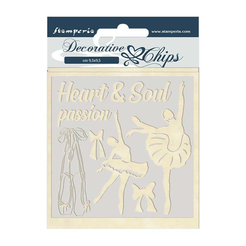 Stamperia Decorative Chips - Passion Dancer