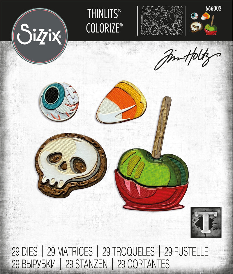 Sizzix Thinlits Dies by Tim Holtz Trick or Treat Colorize