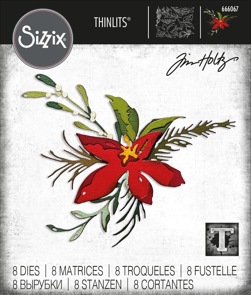 Sizzix Thinlits Dies by Tim Holtz Holiday Brushstroke 3