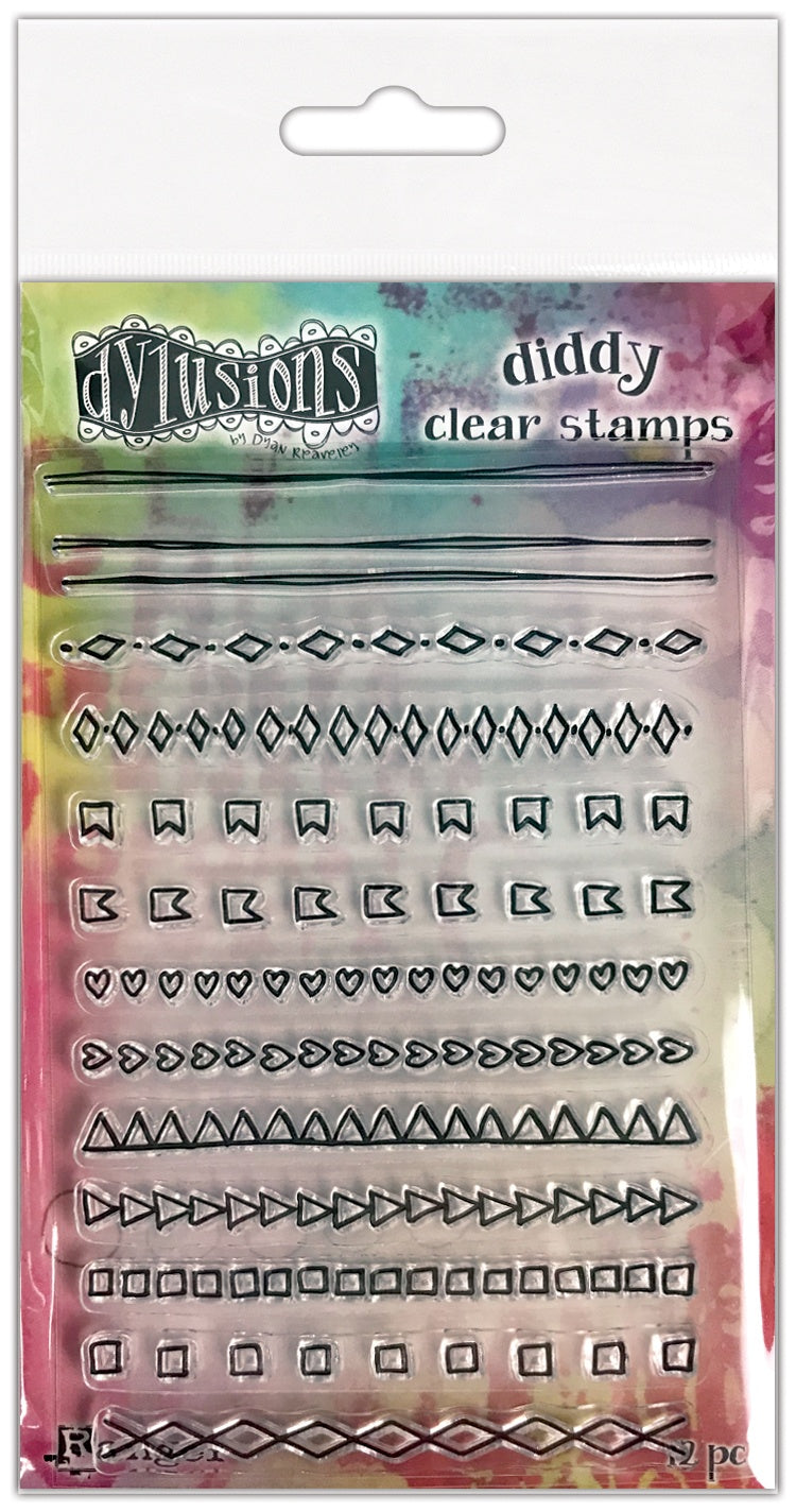 Dylusions Diddy Stamp Set - Mini Doodles