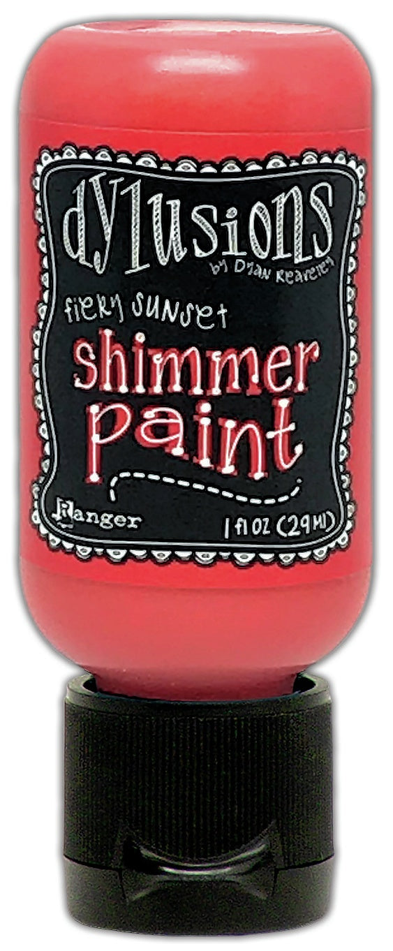 Dylusions Shimmer Paint - Fiery Sunset