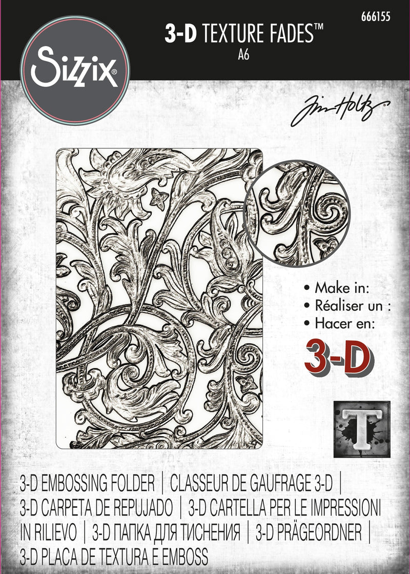 Sizzix 3D Texture Fades by Tim Holtz Entangled