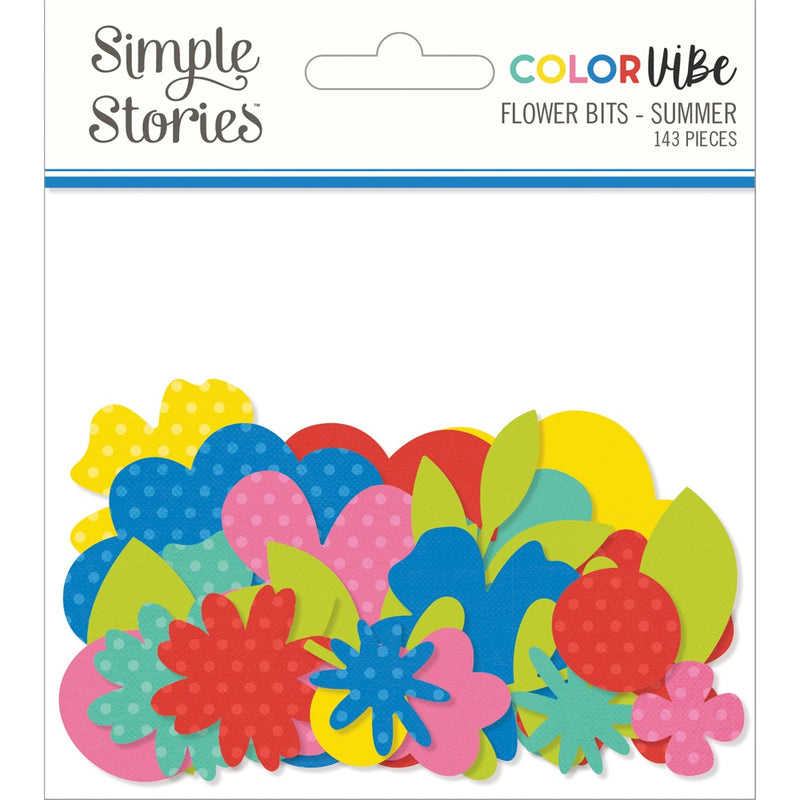 Color Vibe Flowers Bits & Pieces - Summer