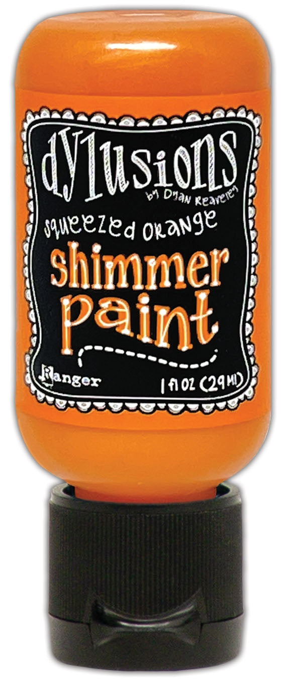 Dylusions Shimmer Paint - Squeezed Orange