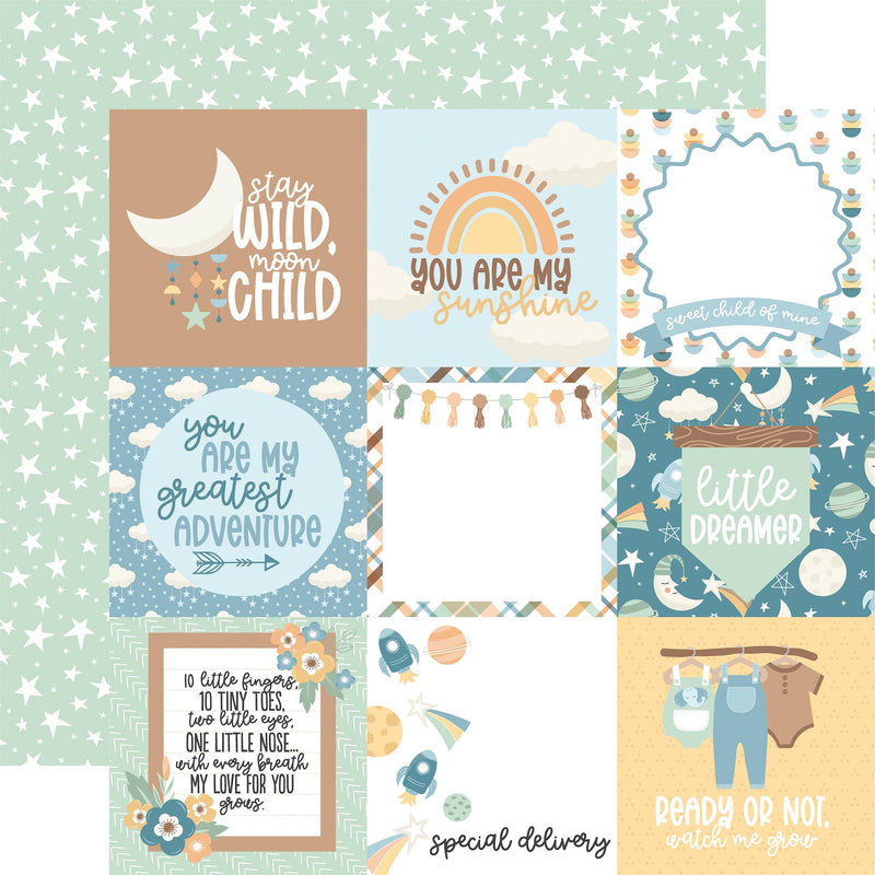 Our Baby Boy 4x4 Journaling Cards
