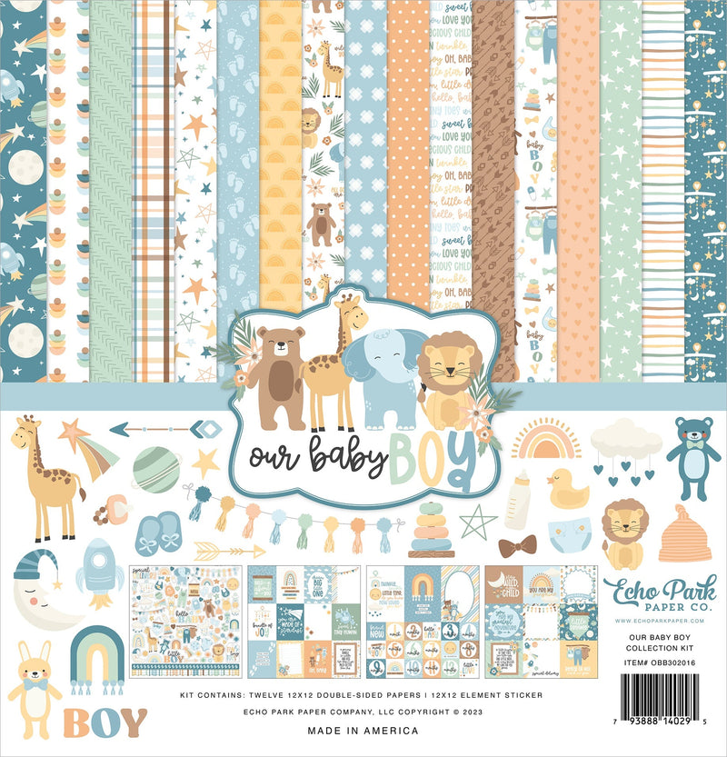 Our Baby Boy 12x12 Collection Kit