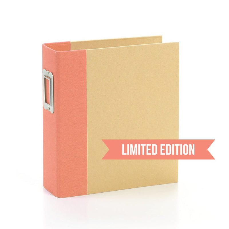 Simple Stories 6x8 Sn@p Binder Limited Edition - Coral