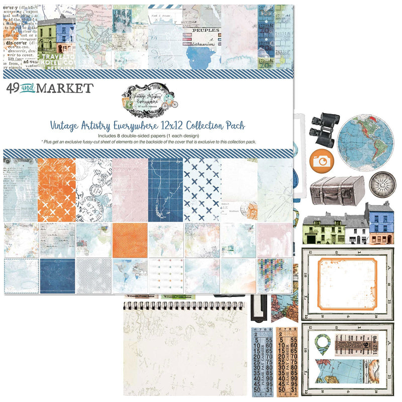 Vintage Artistry Everywhere 12x12 Collection Pack