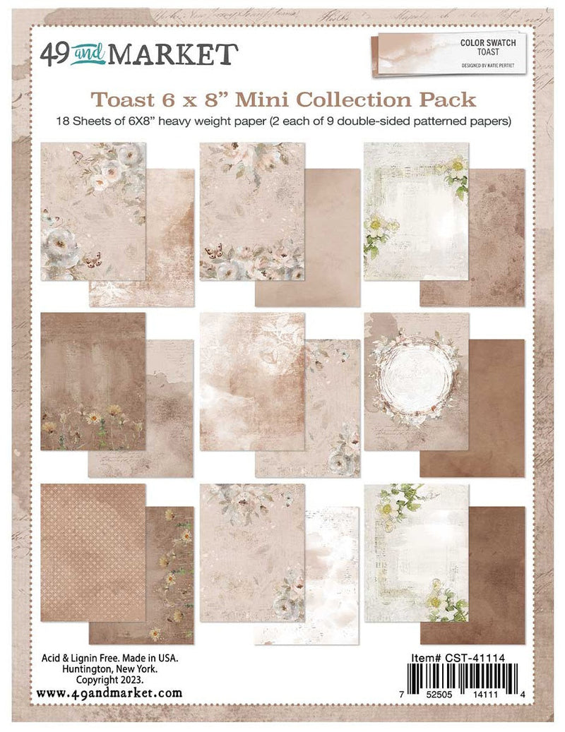 Color Swatch Toast 6x8 Collection Pack